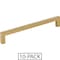 Elements 160 mm Center-to-Center Satin Bronze Square Stanton Cabinet Bar Pull,  625-160SBZ-10 - alternate 1